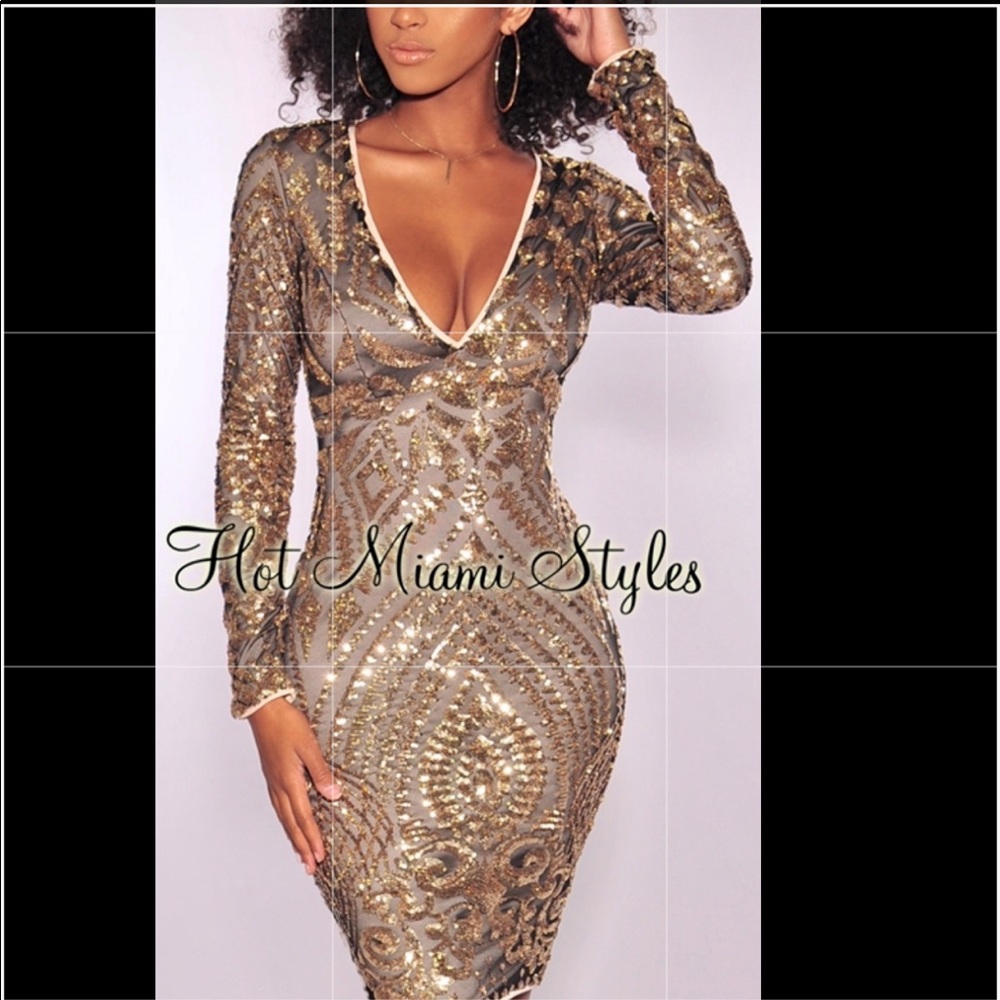 NWT HOT M.I.A.M.I. styles holiday dress